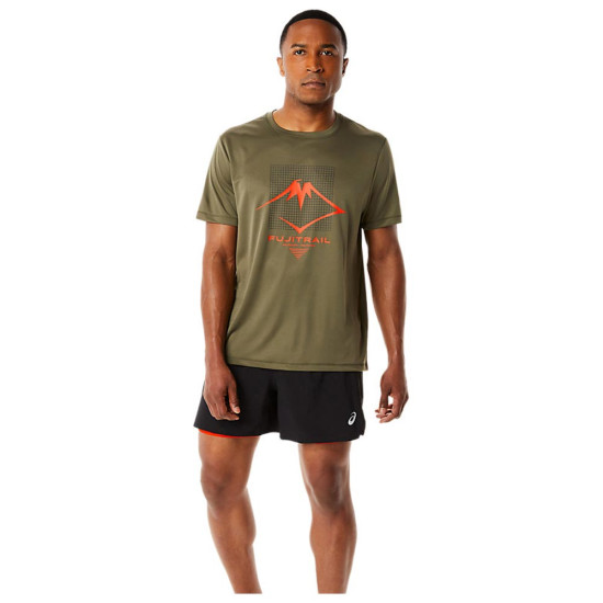 Asics Ανδρική κοντομάνικη μπλούζα Fujitrail Logo SS Top
